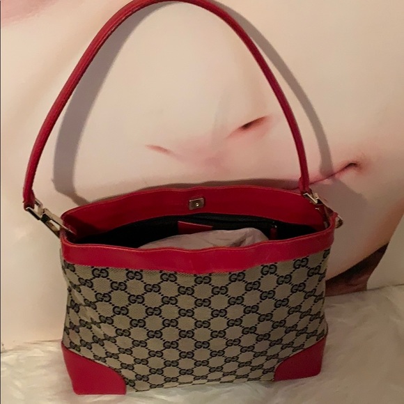 Authentic Gucci shoulder bag red medium - Picture 3 of 11